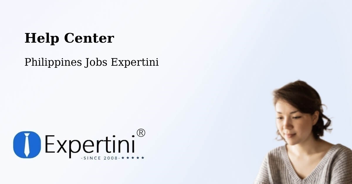 Help Center – Calamba - Philippines Jobs Expertini