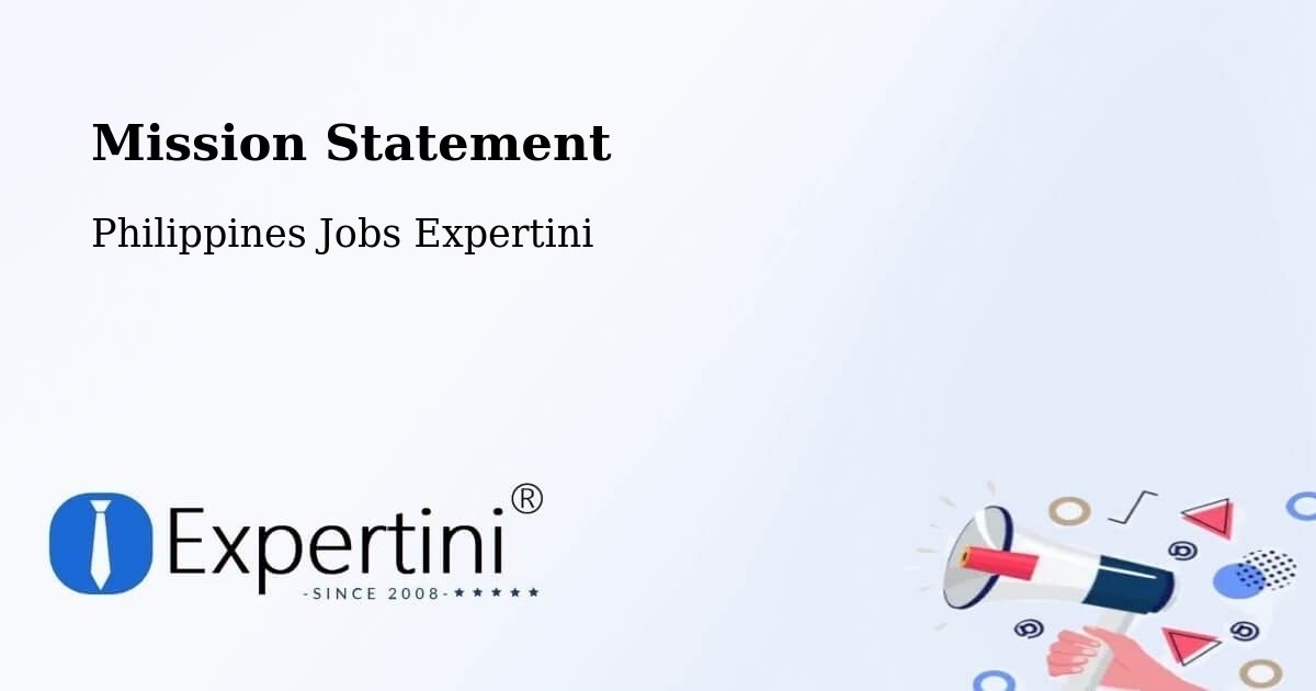 Corporate Mission – Calamba - Philippines Jobs Expertini